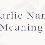 Charlie Name Meaning