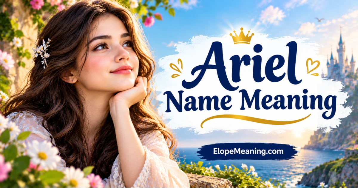 Ariel Name Meaning