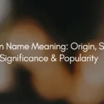 Cameron Name Meaning